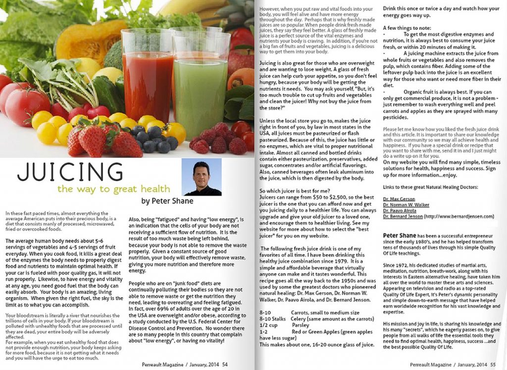 juicing the way to great health