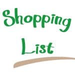 Shopping List for Kidney-Bladder Detox Fast